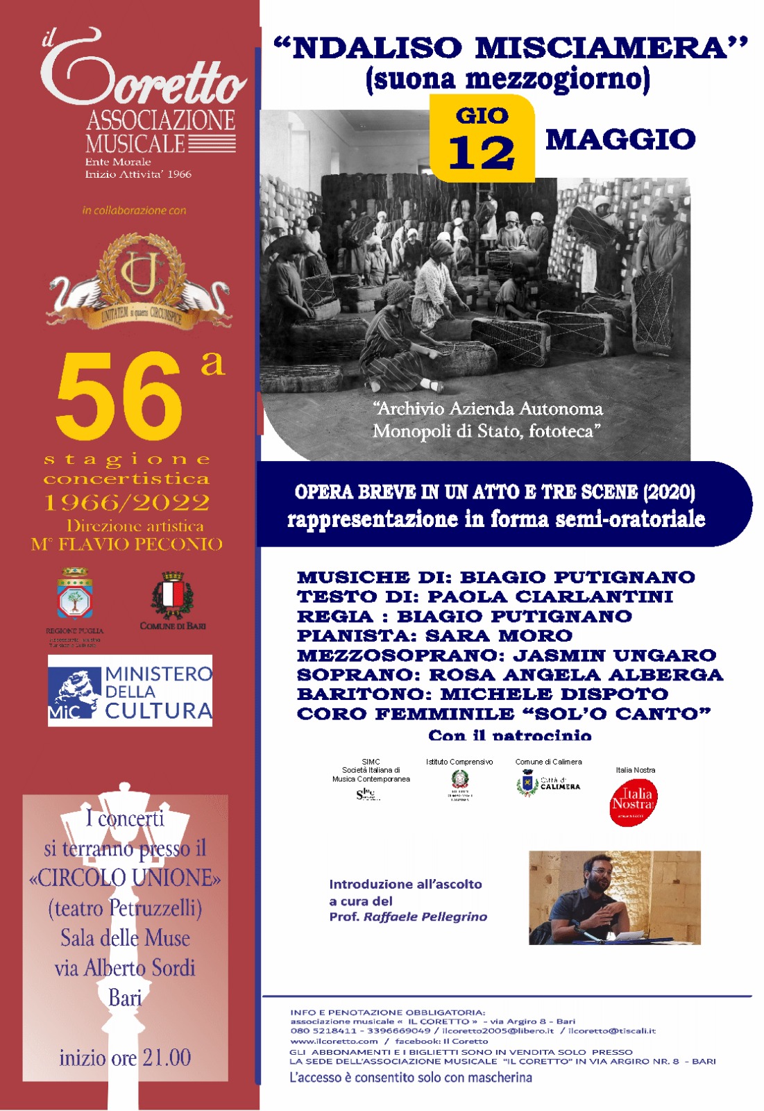 coretto 12 maggio 2022