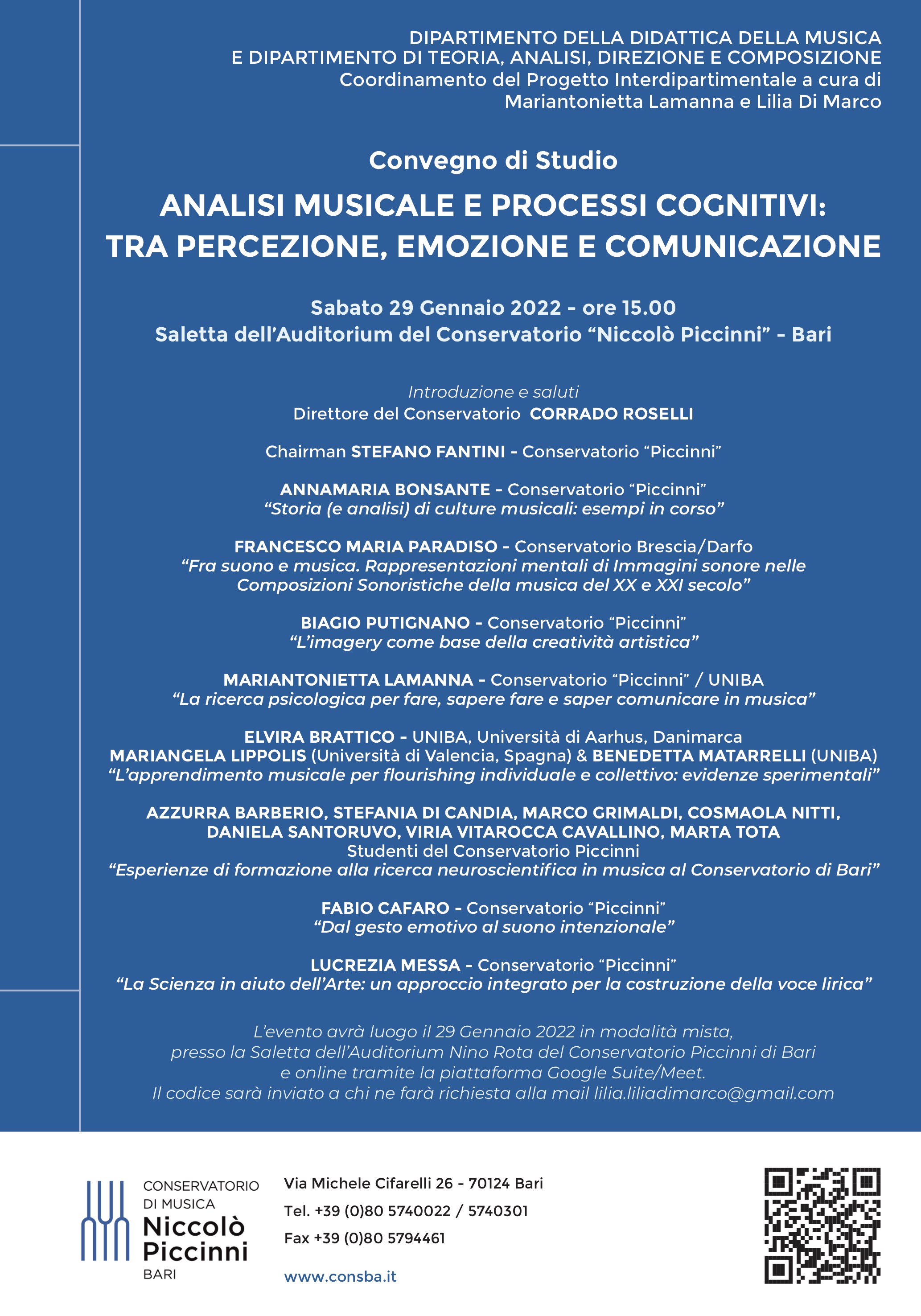 locandina convegno neuroscienze 29gen22